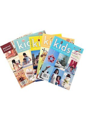 Martha Stewart Kids Fun Stuff Magazine Issues 2002 2004 2005 Lot of 5 Crafts Fun